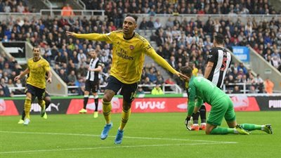 أوباميانج يحصد جائزة أفضل لاعب فى مباراة ارسنال ونيوكاسل 