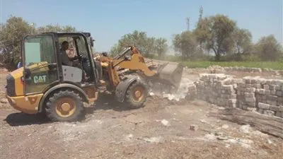 إزالة ٣٣ مخالفة بناء خلال إجازة عيد الأضحى في الغربية (صور)