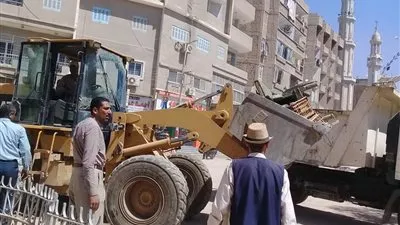  تحرير 20 محضر إشغالات وضبط 