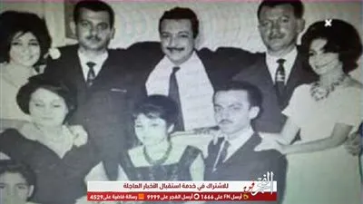 لقطات نادرة للفنان رشدي أباظه مع أسرته (صور)