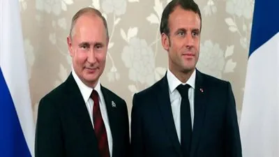 اجتماع بوتين وماكرون قبل قمة مجموعة السبع