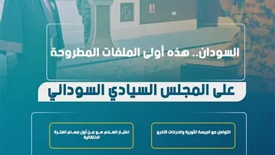 السودان.. هذه أولى الملفات المطروحة على المجلس السيادي السوداني