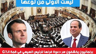 ليست الأولى من نوعها.. برلمانيون يكشفون سر دعوة فرنسا للرئيس السيسي للمشاركة في قمة الـ G7