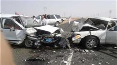 إصابة شخصين فى حادث تصادم  3 سيارات بمدينة نصر 