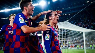 جريزمان يكشف سر احتفاله المثير أمام ريال بيتيس 