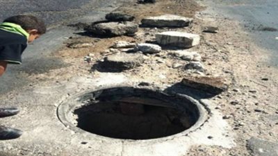 بعد سرقة أغطية البالوعات فى الجيزة