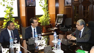 وزير الكهرباء يبحث مع الرئيس التنفيذى لفودافون التعاون في مجال الطاقة المتجددة