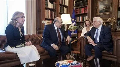 الرئيس اليوناني: زيادة معدل النمو يعبر عن تنمية متواصلة يقودها السيسي