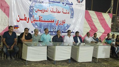 انطلاق مباريات دوري مستقبل وطن بحي فيصل في السويس (صور)