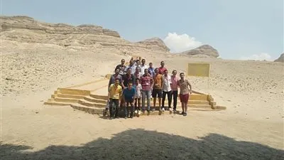 وفود شبابية من 5 جامعات تزور منطقة بني حسن الأثرية بالمنيا