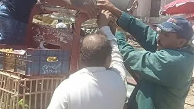 جهاز مدينة دمياط الجديدة :تنظيم حملة مكبرة للقضاء على ظاهرة الباعة الجائلين