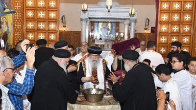 إيبارشية البحيرة للأقباط الأرثوذكس تحتفل بتذكار عيد 