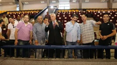 رئيس جامعة المنوفية في جولة مسائية لمتابعة استعدادات 