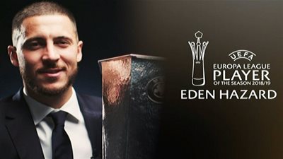 هازارد يفوز بجائزة أفضل لاعب في الدوري الأوروبي