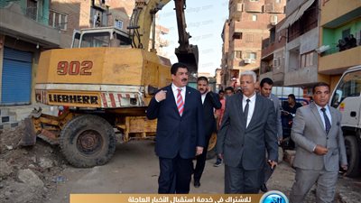 محافظ القليوبية يتفقد شبرا الخيمة وطريق مسطرد ومحور الباسوسية بالقناطر تمهيدا لافتتاحه (فيديو وصور)