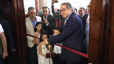 وزير الآثار يفتتح متحف طنطا بحضور محافظ الغربية