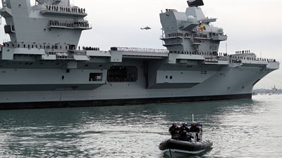 مسؤولة بريطانية: لاحاجة لإرسال حاملة الطائرات 