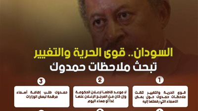 السودان.. قوى الحرية والتغيير تبحث ملاحظات حمدوك