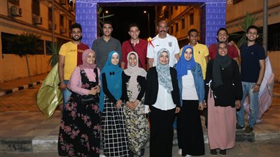 وصول وفود طلاب ١١كلية تمريض للمشاركة باليوبيل الفضي لكلية التمريض بجامعة المنصورة