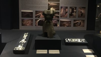 قطعة فنية بمتحف طنطا تحكي كيف أثر المصري القديم في الوجود الأجنبي (صور)