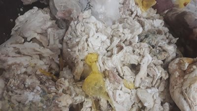 داخل مصنع بدون ترخيص.. ضبط 3 أطنان لحوم فاسدة في مدينة نصر