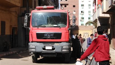 نشوب حريق في وحدة سكنية بنجع حمادي في قنا