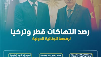 رصد انتهاكات قطر وتركيا لرفعها للجنائية الدولية