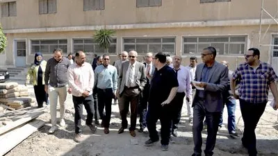 جولة تفقدية لرئيس جامعة المنصورة للوقوف على مدى جاهزية المدن الجامعية