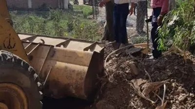 شن حملات مكبرة لإزالة الإشغالات والتعديات على الأراضي الزراعية بالمنوفية