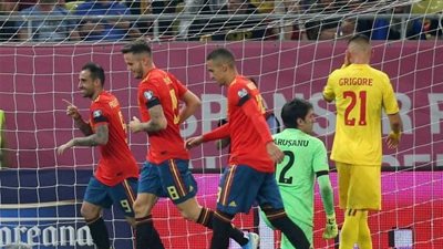 تصفيات يورو 2020.. إسبانيا تسقط رومانيا في عقر دارها وتحلق بصدارة المجموعة