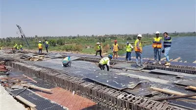 وزير النقل: نهاية ديسمبر موعد الانتهاء من أعمال محور سمالوط بالمنيا (صور)