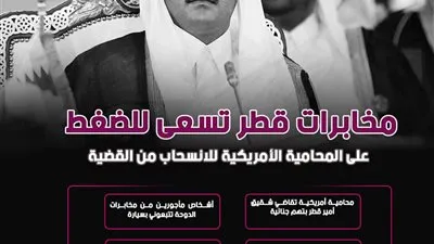 مخابرات قطر تسعى للضغط على المحامية الأمريكية للانسحاب من القضية