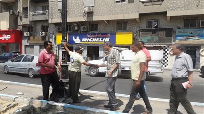 سكرتير عام السويس يتابع أعمال تجميل وتنسيق الحدائق بناصر والجلاء (صور)