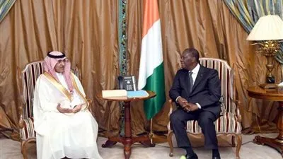  وزير المالية السعودي يجتمع برئيس كوت دي فوار في جدة
