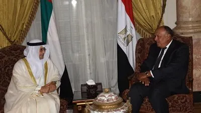 وزير الخارجية يستقبل وزير الدولة للشئون الخارجية الإماراتي