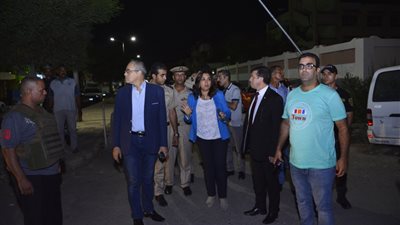 محافظ دمياط في جولة ميدانية لرفع الإشغالات 