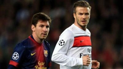بيكهام يواصل ضغطه على ميسي لمغادرة برشلونة!