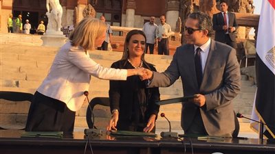 مصر وبلجيكا توقعان اتفاقية تفاهم لترميم وإعادة توظيف قصر البارون (صور)