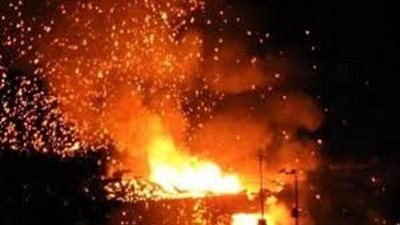 انفجار مستودع ذخيرة للجيش التركي شمال قبرص 