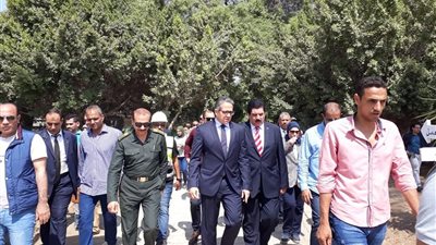 وزير الآثار من قصر محمد علي: 