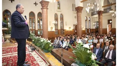 رئيس الطائفة الإنجلية يشارك في الاحتفال بمئوية الكنيسة الإنجلية بالفجالة 