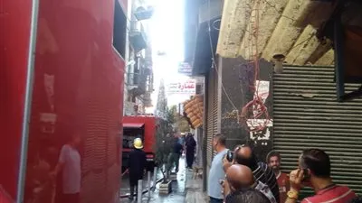 السيطرة على حريق بمصنع أحذية وسط الإسكندرية (صور)