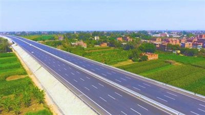 في عهد السيسي| افتتاح الطريق الإقليمي بالمنوفية وحل أزمة المرور.. (صور)