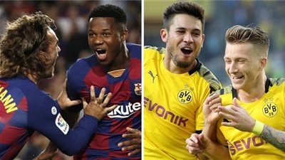 دوري أبطال أوروبا.. برشلونة وبوروسيا دورتموند في القمة العالمية الثالثة