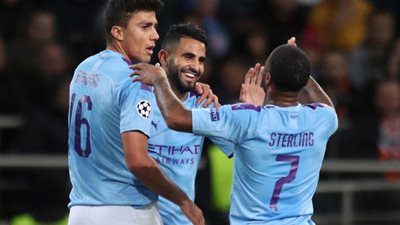 أهداف مباراة - شاختار 0 × 3 مانشستر سيتي