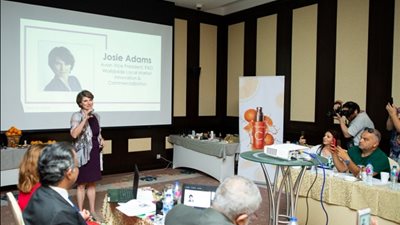 جوسي آدامز: 2% من الدخل الإجمالي للشركة مخصص للبحث والتطوير