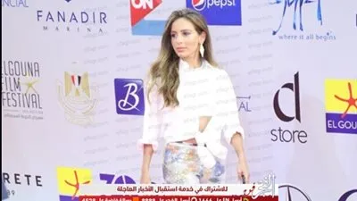 شاهد.. إطلالة جميلة عوض في رابع أيام مهرجان الجونة (صور)