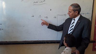 جولة ميدانية لوكيل تعليم الفيوم بمدارس يوسف الصديق التعليمية 