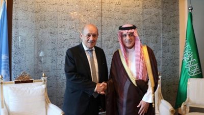 الجبير يلتقي وزير الخارجية الفرنسي لبحث العلاقات الثنائية