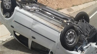 إصابة 6 من عائلة واحدة إثر انقلاب سيارة ملاكي بالوادي الجديد 